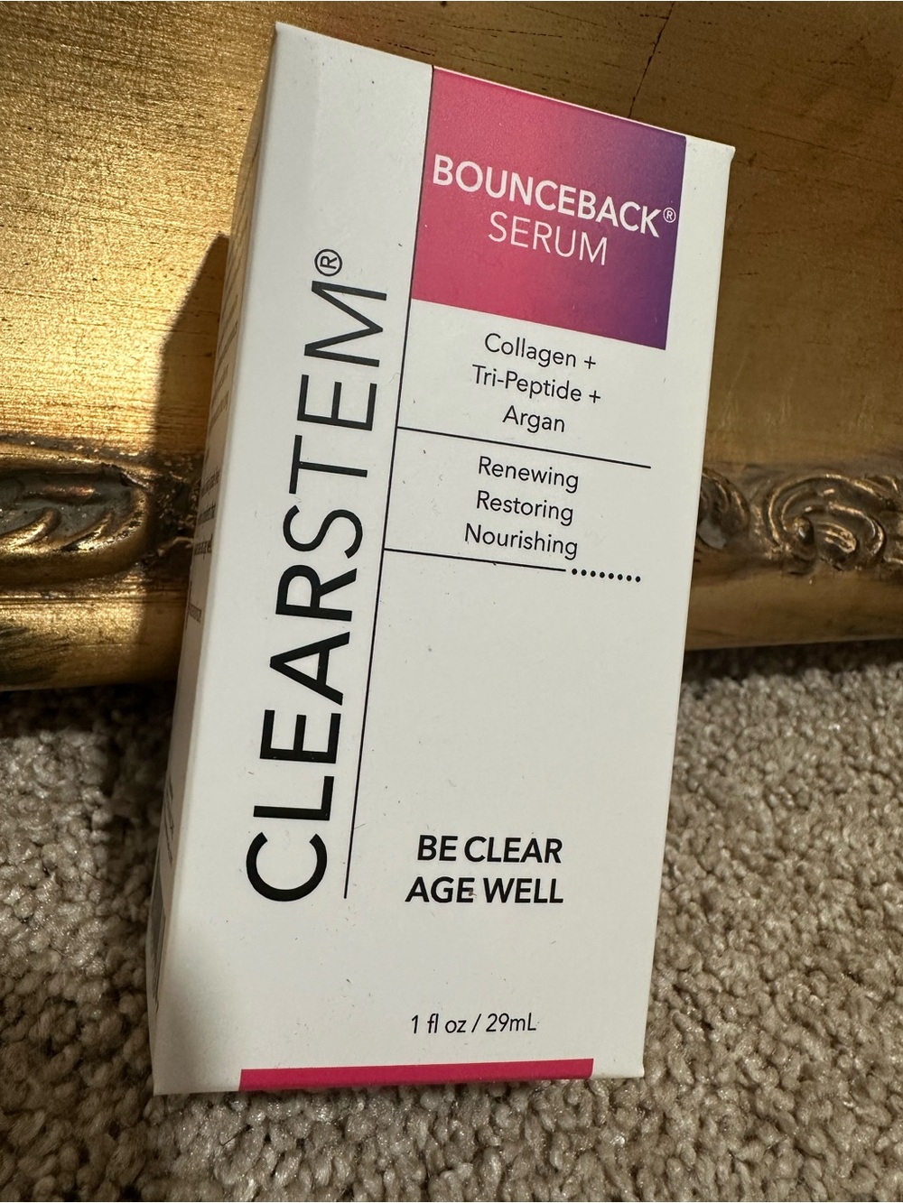 New In Box ClearStem BounceBack Fine Lines Serum 1 oz $98
